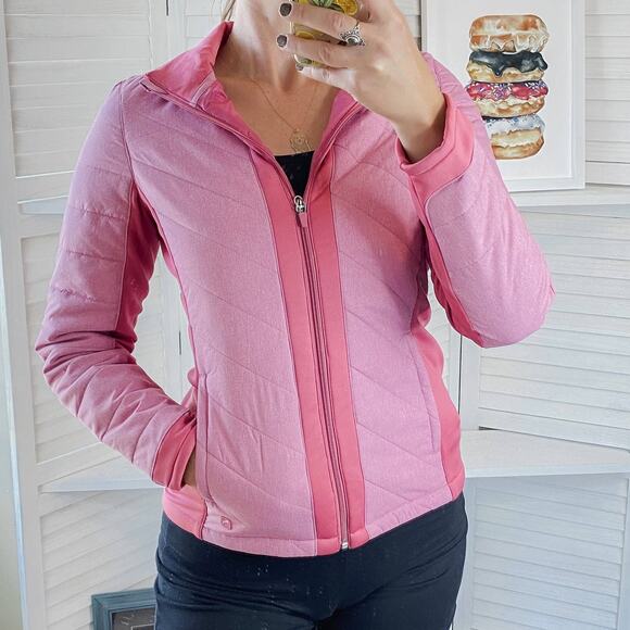 Puma primaloft pink zip up jacket size small NWT - Picture 1 of 12